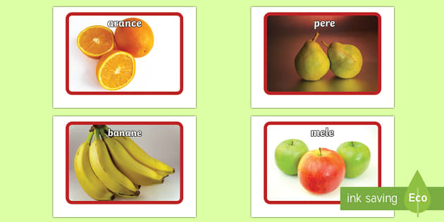 Flashcard Sulla Frutta Teacher Made Twinkl