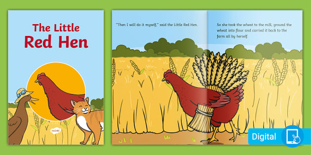 The Little Red Hen eBook (teacher made) - Twinkl