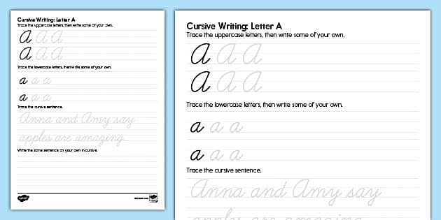 Handwriting Without Tears Letter Formation A-Z Printable Tracing Practice  Worksheet Paper Instant Download Digital Format for Kids -  New Zealand