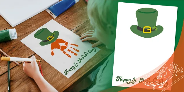 St Patricks Day Poster Template (teacher made) - Twinkl