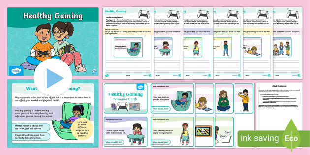 KS1 Healthy Gaming Activity Pack (teacher made) - Twinkl