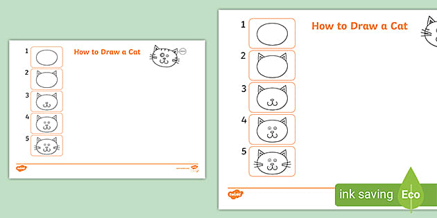 How to Draw I Love Cats: Easy & Fun Drawing Book for Kids Age 6-8