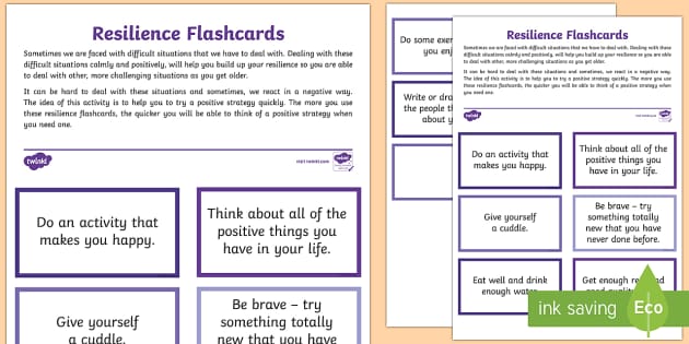 resilience flashcards