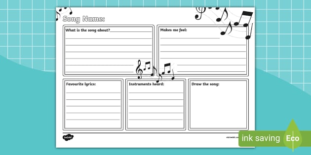 new-song-review-writing-frame-teacher-made