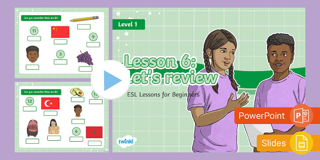 Esl Review Lesson