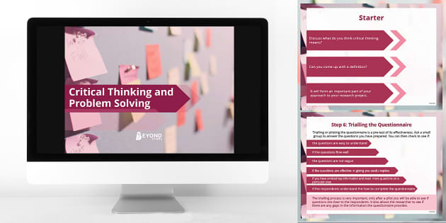 critical thinking and problem solving skills ppt