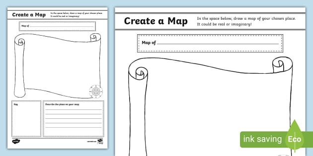 Create A Map Activity Sheet Design A Map Teacher Made   T G 1666351044 Create A Map Activity Sheet Ver 1 