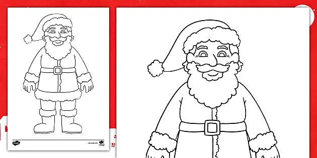 How to Draw Santa Claus Easy - YouTube