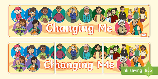 Changing Me Display Banner (teacher made) - Twinkl