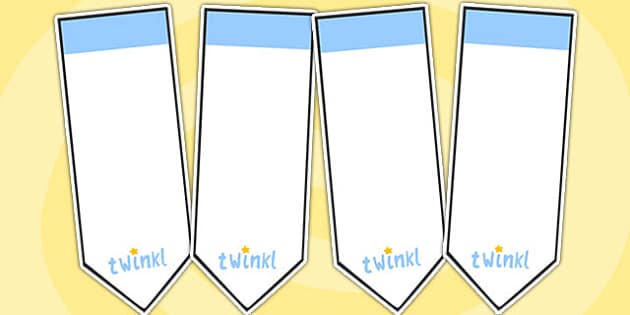 Editable Bookmark Templates (teacher made) - Twinkl