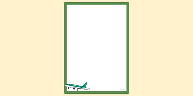 free-simple-blank-airplane-page-border-page-borders-twinkl