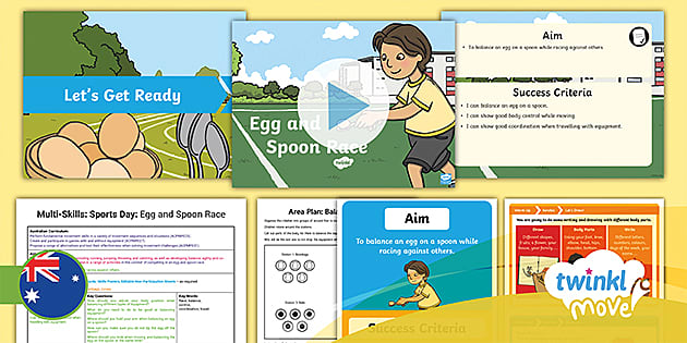 Move PE Year 1 Multi-Skills: Sports Day Lesson 2: Egg and Spoon Race Lesson