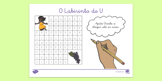 Labirinto divisao simples - Recursos de ensino