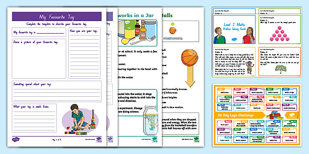 Print-Free Home Learning Support Pack One: Years 4-6