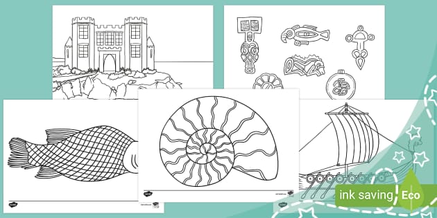 Museum Colouring Pages (Ages 5 - 11)