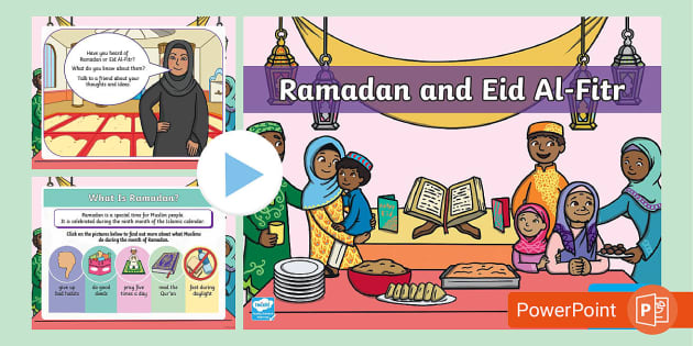 EYFS Ramadan and Eid al-Fitr Information and Quiz PowerPoint