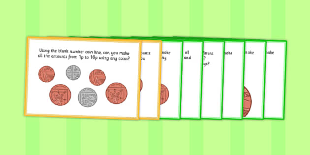 Coin Number Line Challenge Pack