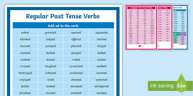 Grammar Lessons - The Simple Past of Regular and Irregular Verbs.