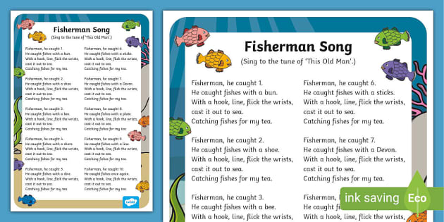 Fisherman Song (teacher made) - Twinkl