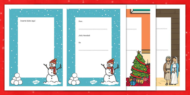 Inyección tema Destreza Imágenes de Tarjetas de Navidad para Imprimir - Twinkl