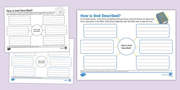 How Is God Described? Mind Map (teacher made) - Twinkl