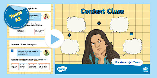 Twinkl ESL Context Clues PPT (Teacher-Made) - Twinkl