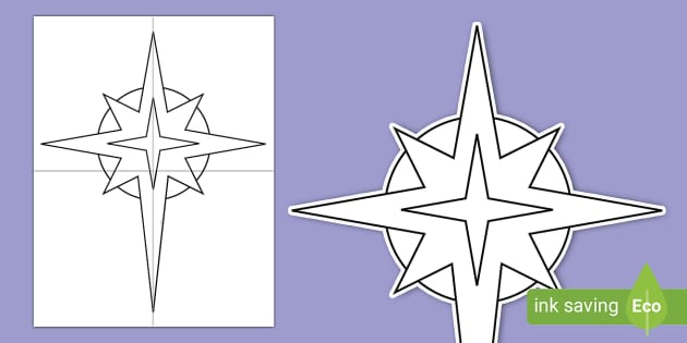 Origami Star of Bethlehem