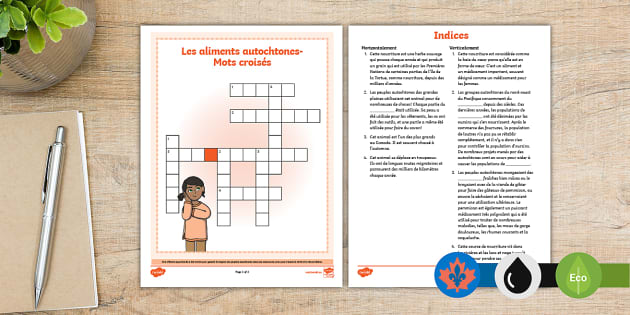 Ca Fi 1669260465 Indigenous Foods Crossword French Ver 1 