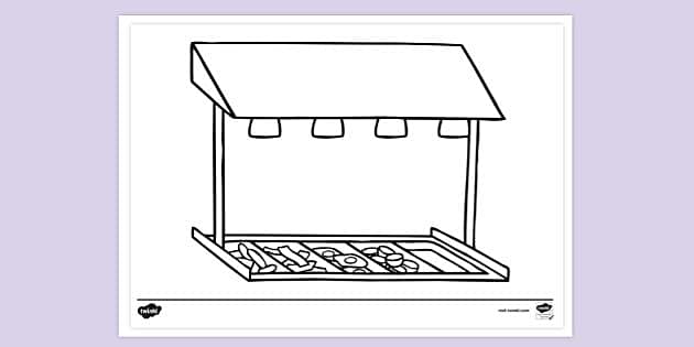 FREE! - Market Stall Colouring Sheet