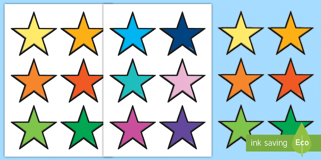 Set Of A Rating Stamp, Badge. Labels With Star Shape And Ribbon