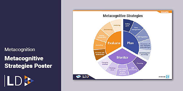 Metacognitive Strategies Poster (teacher made) - Twinkl