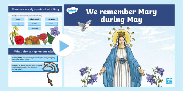 May is the Month of Mary (PowerPoint) (teacher made)
