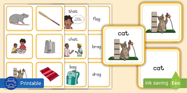 Grade 2 Phonics At Ag Flashcards Revision Teacher Made