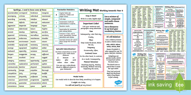 Year 6 Writer s Toolkit Year 6 Writer s Toolkit