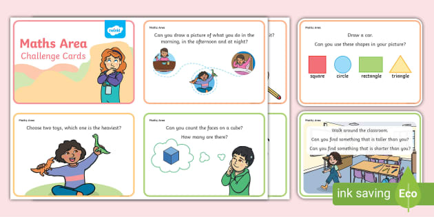 Maths Area Continuous Provision Challenge Cards | Twinkl