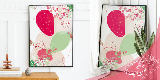 Red berries Poster