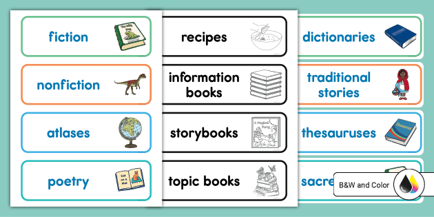 Reading Center Labels | Classroom Library (teacher made)