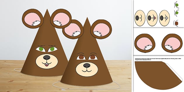 Teddy Bear Ears Hats | Twinkl Party (Hecho por educadores)