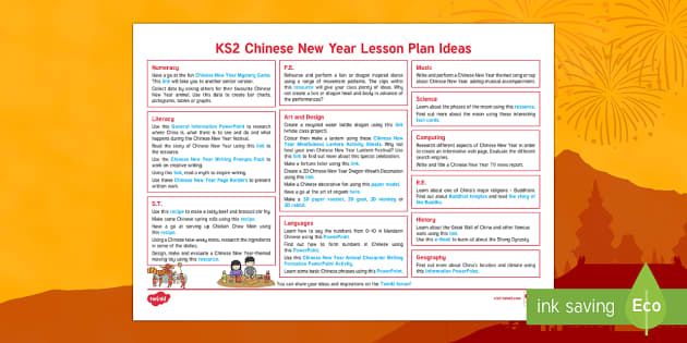 Chinese New Year KS2 Teaching Ideas (teacher made) - Twinkl