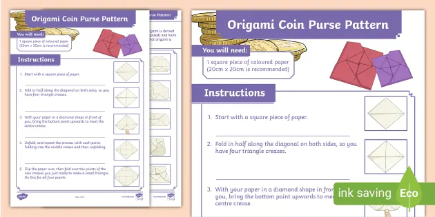 How to make a paper purse for girls | Easy origami handbag tutorial | Or...  | Paper purse, Diy paper bag, Handbag tutorial