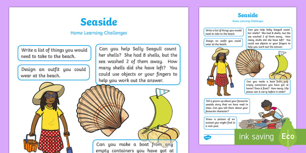 Seaside topic homework 07 picture