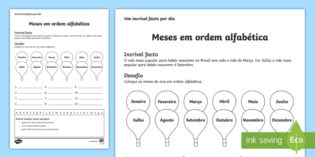 Ordem Alfabética Em Letras E Palavras - Atividades  Atividade de  portugues, Atividades de leitura, Atividades
