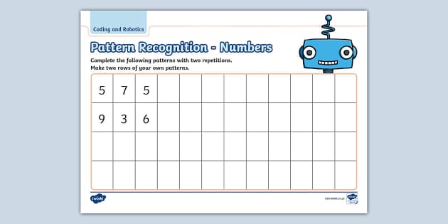 Grade 1 Coding and Robotics Make your own Number Pattern