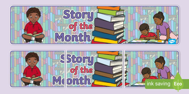 Story of the Month Banner - Reading (teacher made) - Twinkl