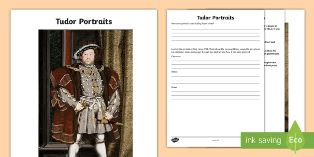 tudor portraits ks2