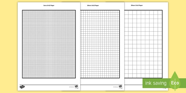 Writing Grid Paper Differentiated Resource Pack - Twinkl
