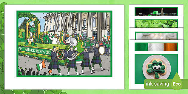 Green Cartoon Saint Patricks Day Party Event Poster Template and Ideas for  Design