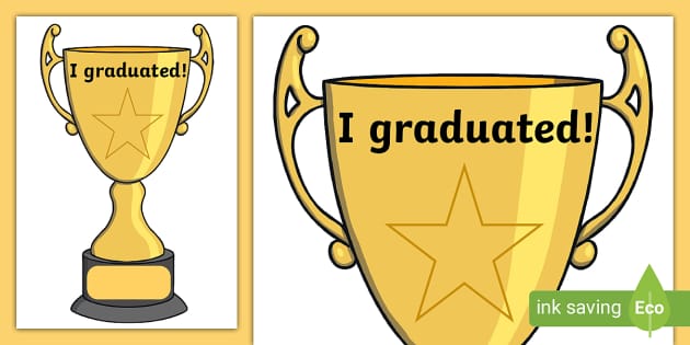 Editable Graduation Trophy | Twinkl - Twinkl