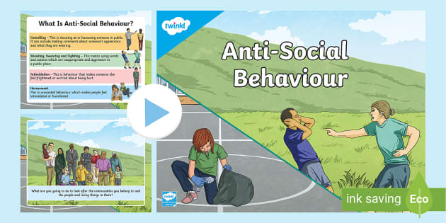 KS2 Anti-Social Behaviour PowerPoint