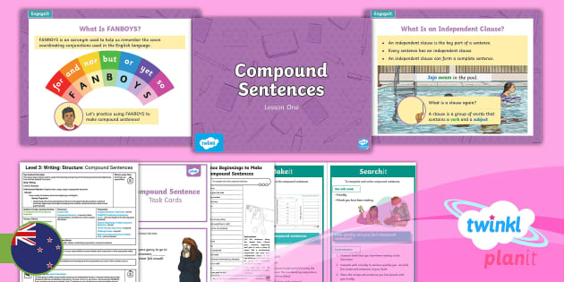 Free Level 3 Writing Structure Compound Sentences Lesson 1 Free Level 3 Writing Structure Compound Sentences Lesson 1